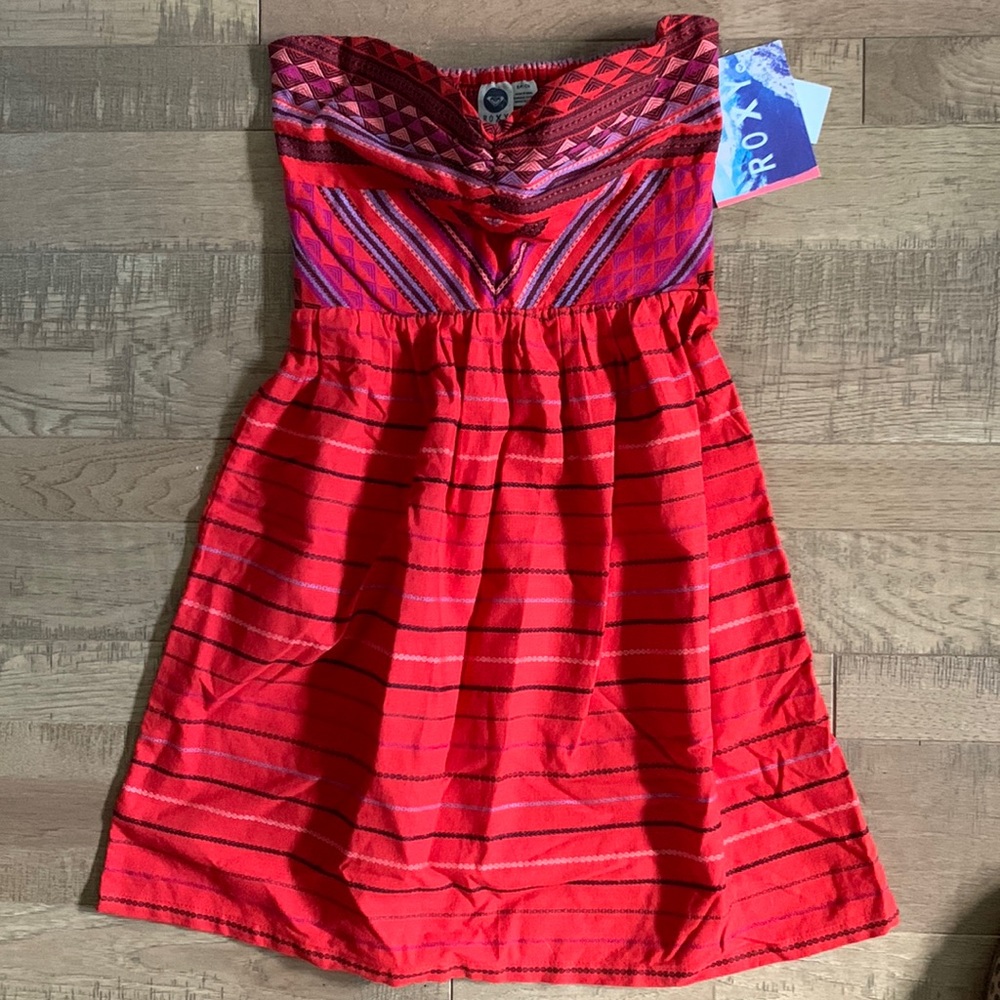 Roxy strapless top size small NWT